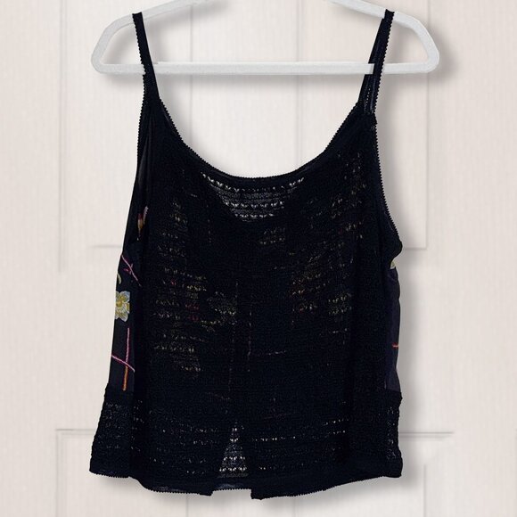 Carlisle Tank and Sweater Set Peacock Floral Design L & XL - Picture 5 of 7